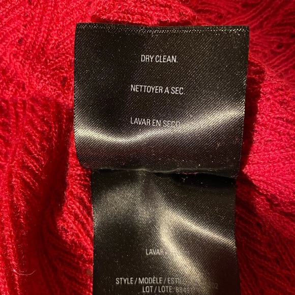 ELIE TAHARI Fuchsia Knit Cashmere & Silk Cardigan Petite Small - Picture 8 of 10